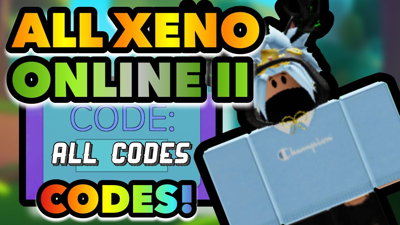 ALL XENO ONLINE II CODES! Roblox YouTube