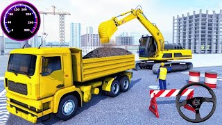 US City Road Builder Highway Construction - Excavator Loading Simulator 2024 - Android GamePlay