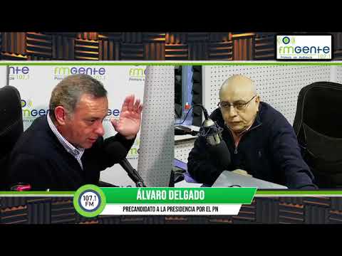 Álvaro Delgado precandidato a la presidencia por el Partido Nacional