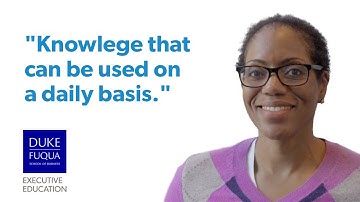 The value of the Duke Certificate of Leadership & Management