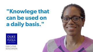 The value of the Duke Certificate of Leadership & Management