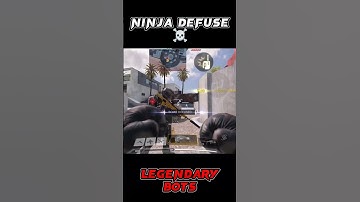 Ninja Defuse in COD Mobile Legendary Lobby 🥷 #codm #shorts #viral