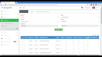 How to Extract and Send Monthly Attendance Report