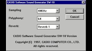 Raptor - Intro and Menu Music - CASIO SW-10
