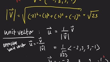 Norm, Dot Product and Distance in Rn. Magnitude of a Vector and Unit Vectors