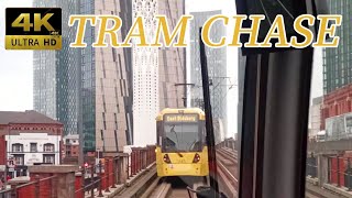 【4K Driver's view】Manchester Metrolink Victoria to Altrincham