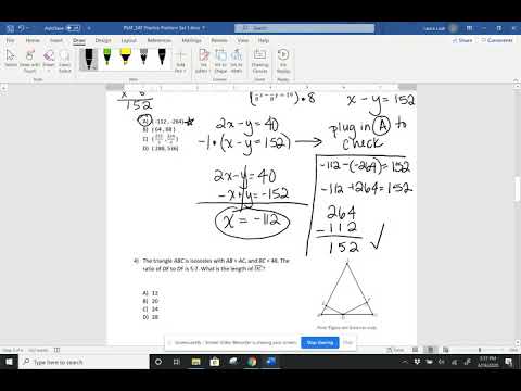 PSAT/SAT Problem Set