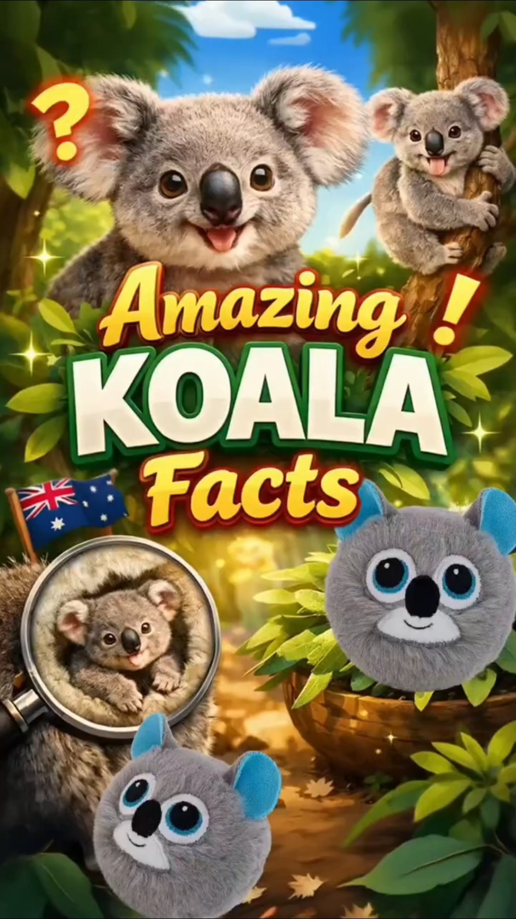 Did you know koalas sleep up to 18–22 hours a day?