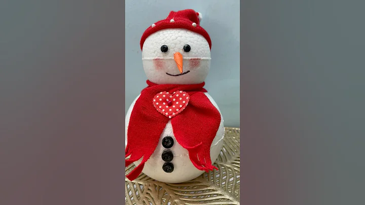 Snowman Craft christmas special #shorts #youtubeshorts #craft #christmas #snowman #kidsvideo