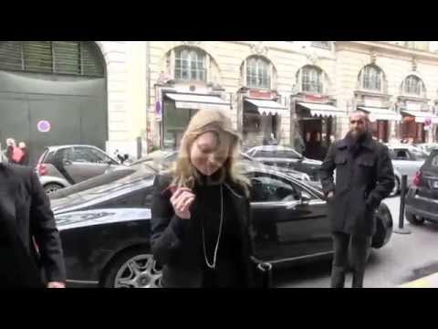 EXCLUSIVE - beautifull Kate Moss and daughter Lila Grace in Paris, France