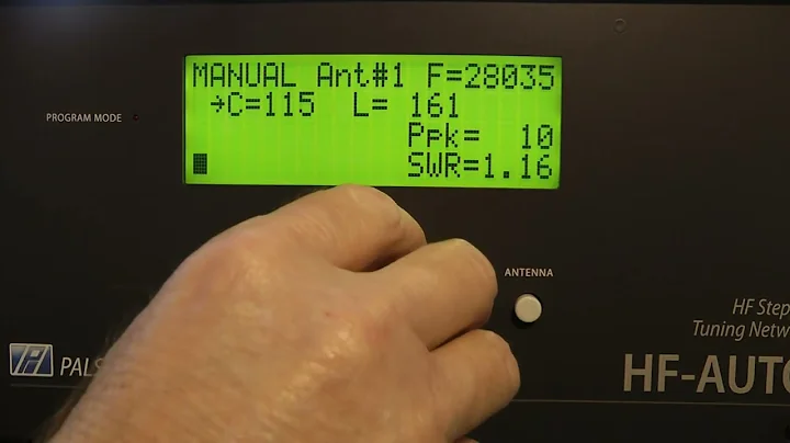Palstar HF-AUTO automatic antenna tuner for ham radio