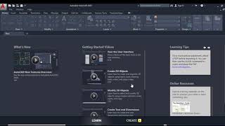Autocad | شرح واجهة برنامج الاتوكاد | Autocad interface