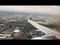 Bumpy flight from Chicago to Anchorage on Alaska Airlines 737-800