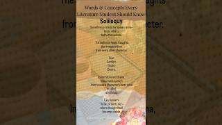 Soliloquy explained through Hamlet.#literature#englishliterature