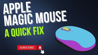 Apple magic mouse connects, but doesn't move, a QUICK fix Details