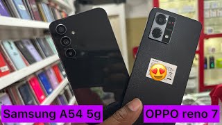 Samsung A54 5g frente a OPPO RENO 7 [ prueba de rendimiento ] cual es mas potente?