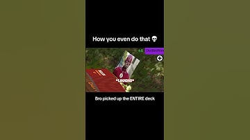 Imagine picking up the ENTIRE DECK 😂