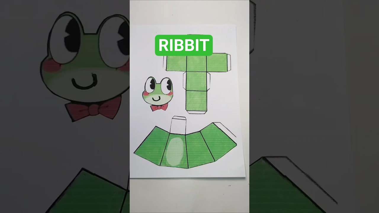 Making The Amazing Digital Circus RABBIT Paper Crafts! #shorts