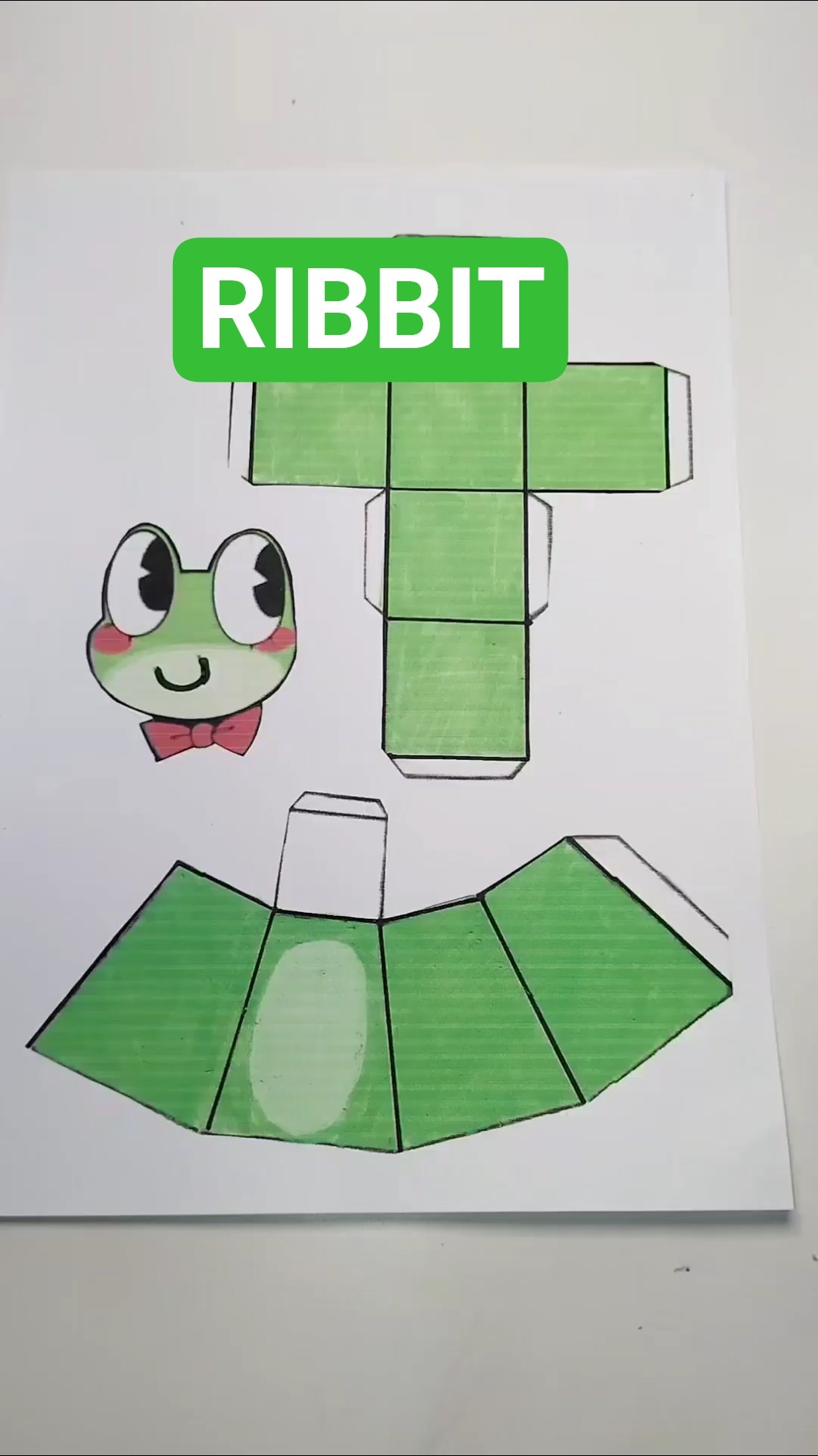 Making The Amazing Digital Circus RABBIT Paper Crafts! #shorts