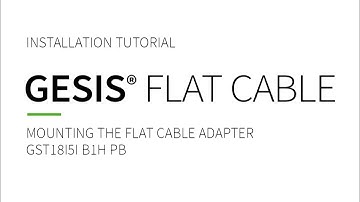 Wieland Tutorial - Montieren eines 5-poligen Netz+DALI-Adapters an einer gesis® NRG Flachleitung