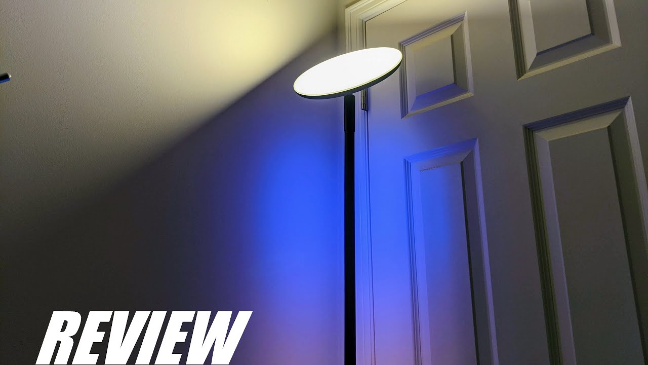 REVIEW: OUTON S1 Smart 2-in-1 Floor Lamp RGB LED Corner Lamp & Sky LED Torchiere Lamp - App Control?