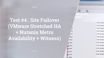 Nutanix Enterprise Cloud Failure Testing