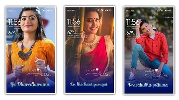 How to Create New style lyrical Whatsapp status editing in kinemaster Telugu