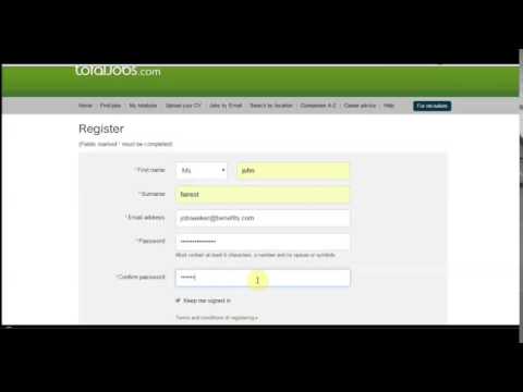 Benefits2work-How to register use Total Jobs.com