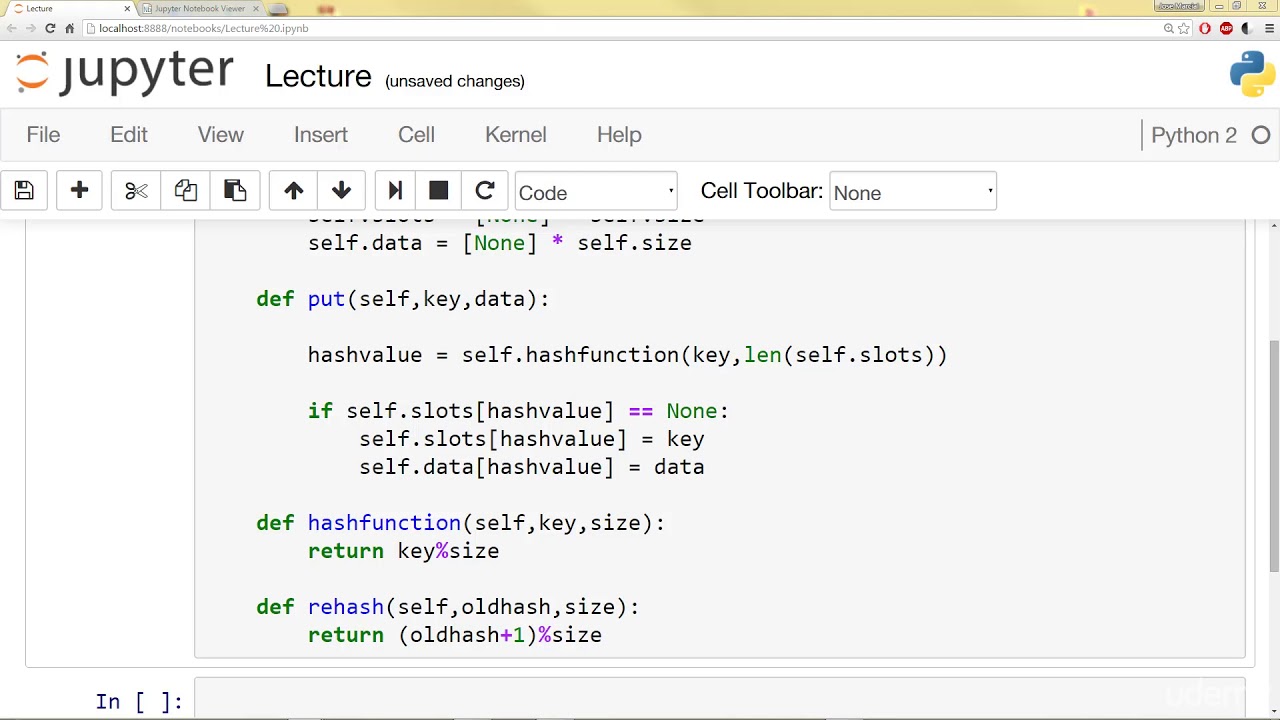 128 Implementation of a Hash Table - YouTube