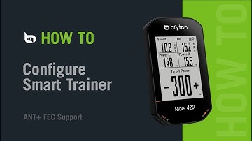Bryton Rider 420 | Smart Trainer Configuration