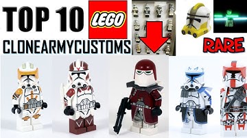 Top 10 Favorite Clone Army Customs Figures!