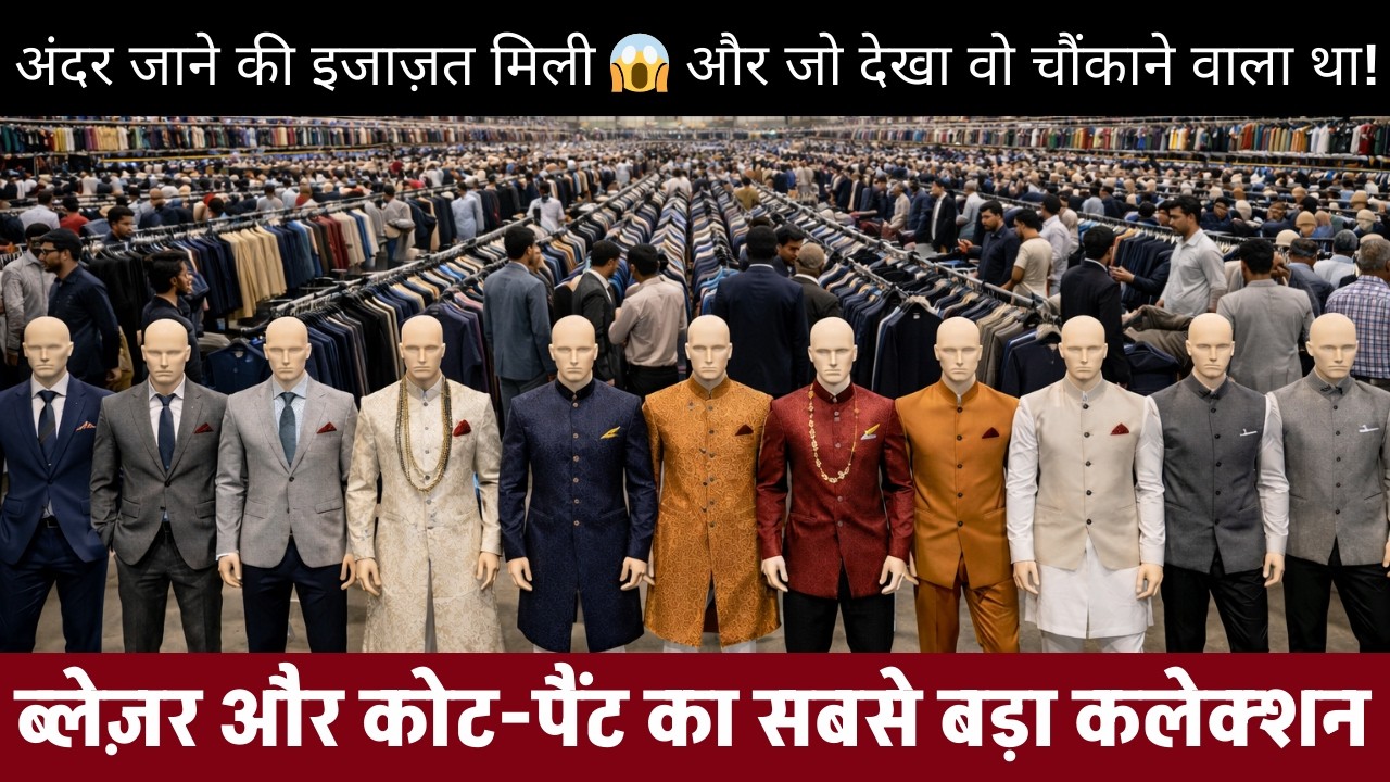 ब्लेज़र और कोट-पैंट का सबसे बड़ा कलेक्शन | jemes wear blagger factory | sherwani for men wedding