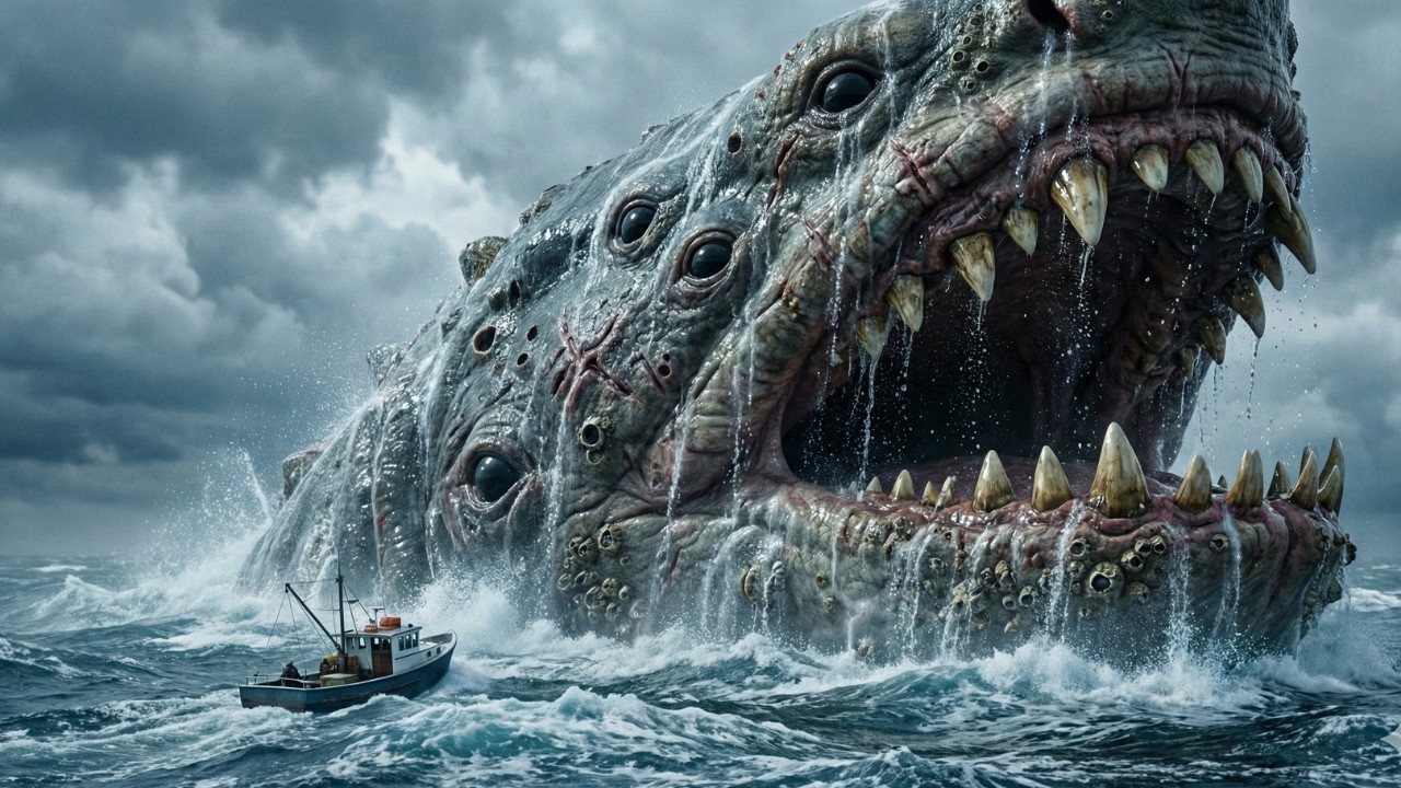 Antiguo monstruo de las profundidades del océano despierta para destruir a la humanidad