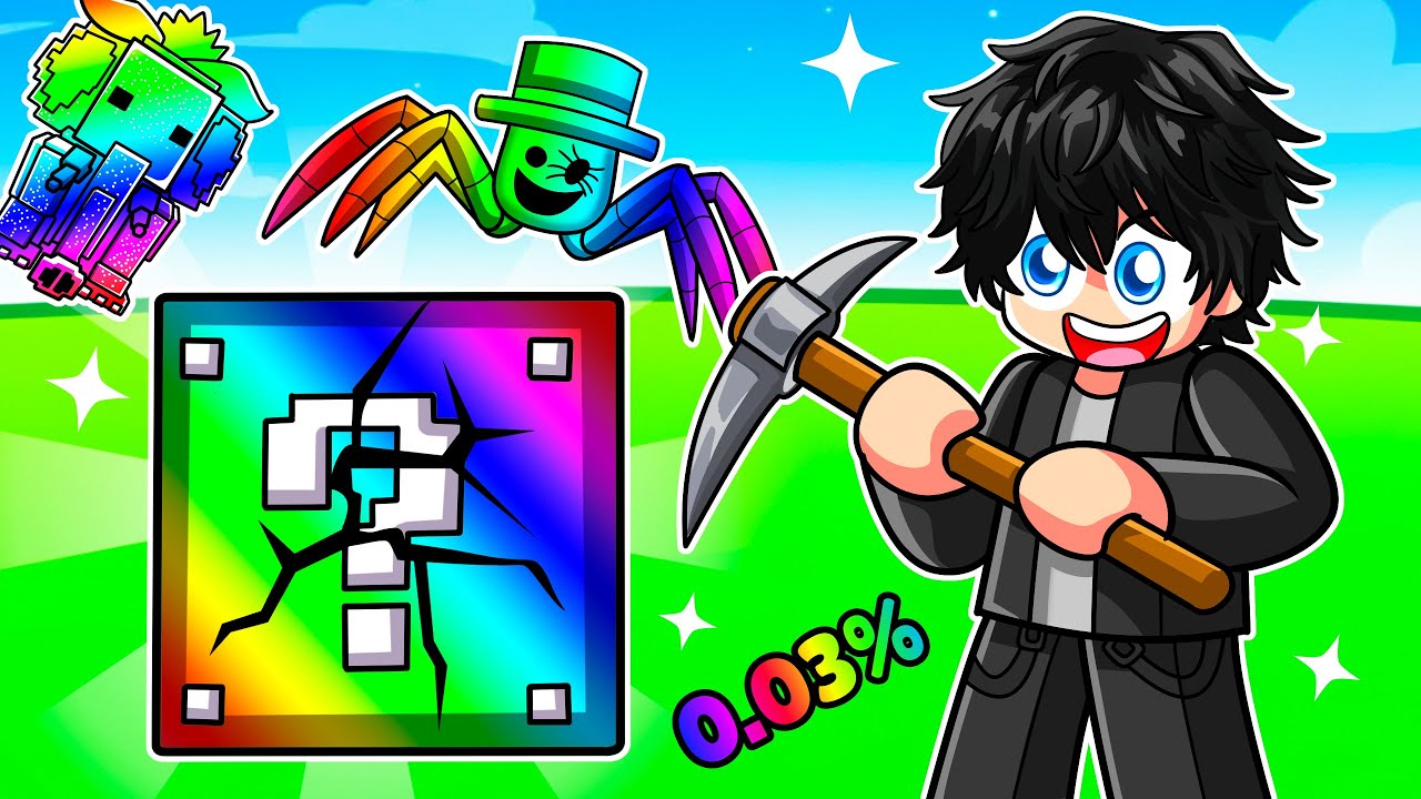 PLAYING SAMMY'S NEW ROBLOX GAME BREAK A LUCKY BLOCK