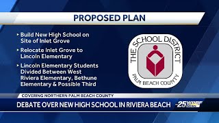 Plan to build a new public high school in Riviera Beach gains support