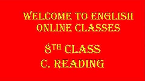 TS 8th English C-Reading  The Garden Within (poem)