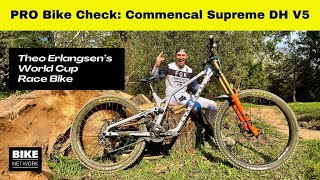 Commencal Supreme DH V5 | Bike Check & Chat with World Cup Racer Theo Erlangsen