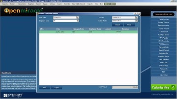 Advance Payment Report-OpenMiracle Free open source accounting software