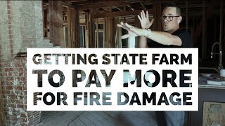 Meeting With Homeowner | State Farm Fire Damage Claim