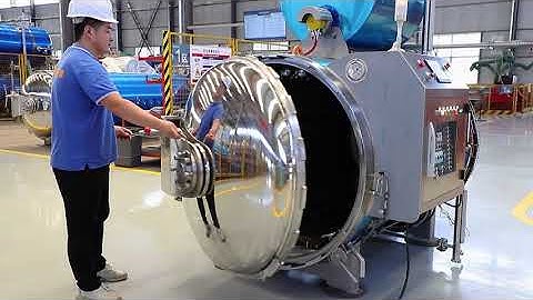 SUMPOT DN1200mm 2 baskets Water Spray Retort Autoclave