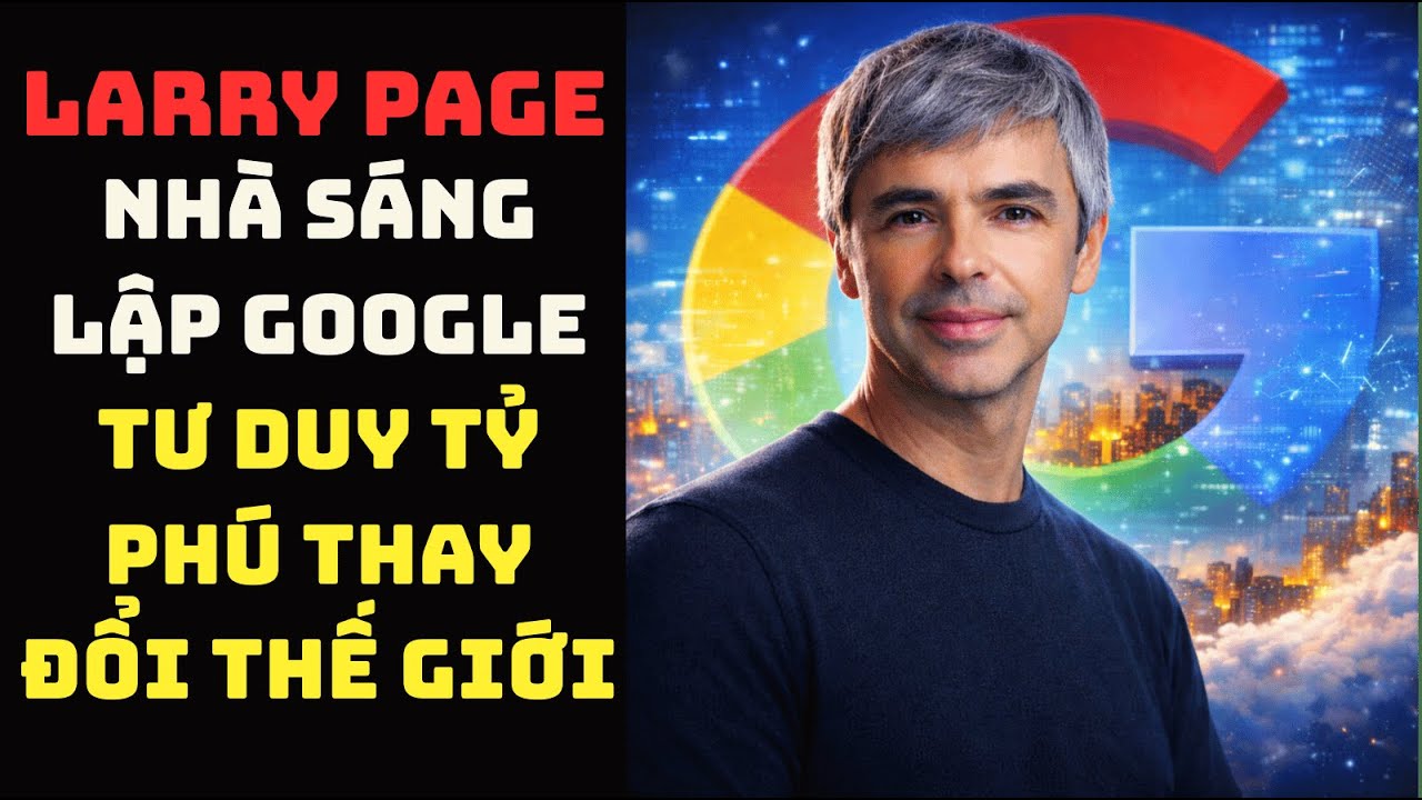 Larry Page – Nhà Sáng Lập Google & Tư Duy Tỷ Phú Thay Đổi Thế Giới |TDLG
