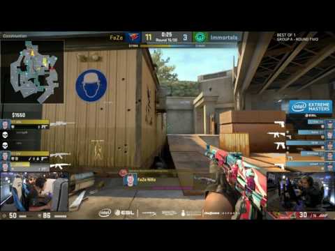 CS:GO - steel 3k vs. FaZe Clan [IEM Katowice 2017] 720p60fps