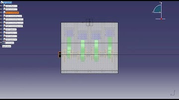 4 cylinder engine simultion in catia v5