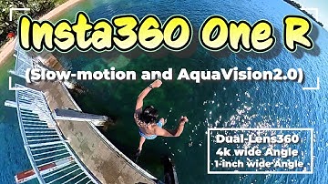 Insta360 One R | Slow-motion and AquaVision2.0 TEST | 1080p (200fps, 120fps)  3k(100fps)