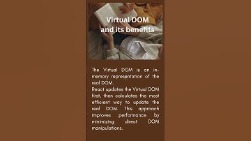 Virtual Dom #shorts  #developer #reactjs  #coding
