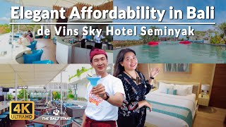 De Vins Sky Hotel Seminyak - Ultimate Virtual Tour & Review 🌴🏨 | Affordable elegance Bali Escape