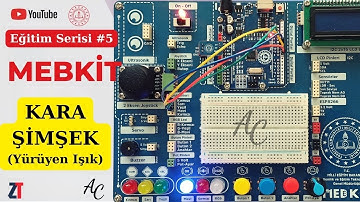 #5 MEBKİT – Kara Şimşek Yürüyen Işık Devresi | Arduino & mBlock Kodlama Eğitimi 🚗