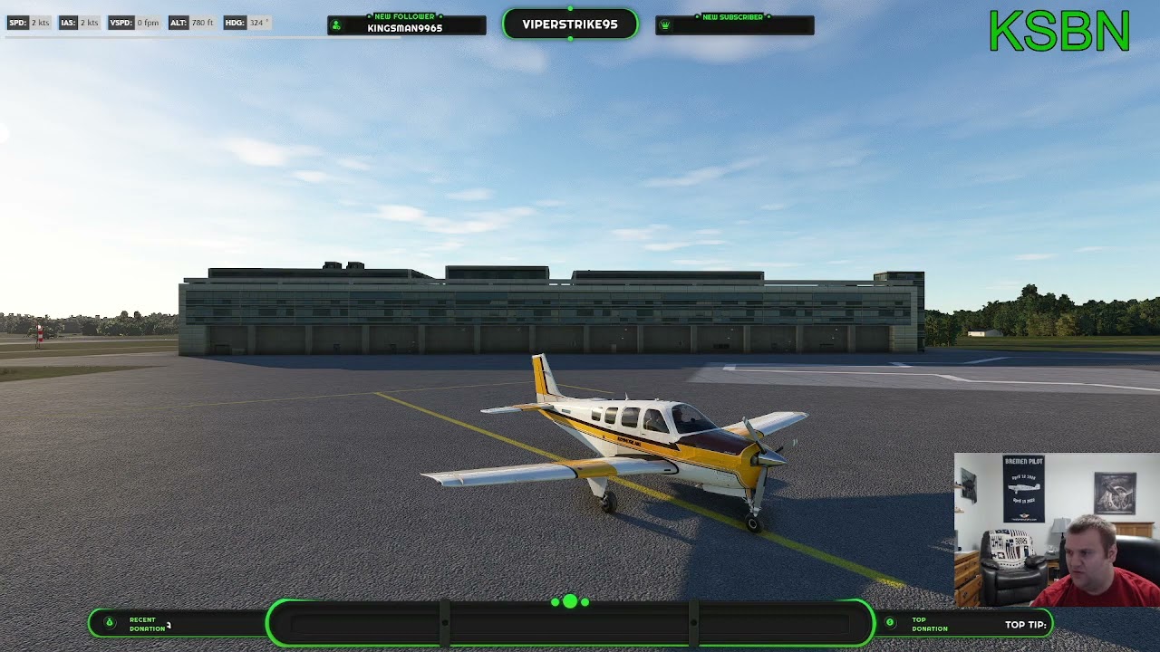 Indiana Road Trip (Final MSFS 2020 Stream) | KSBN-KFWA-KEYE-KJVY | Group Flight