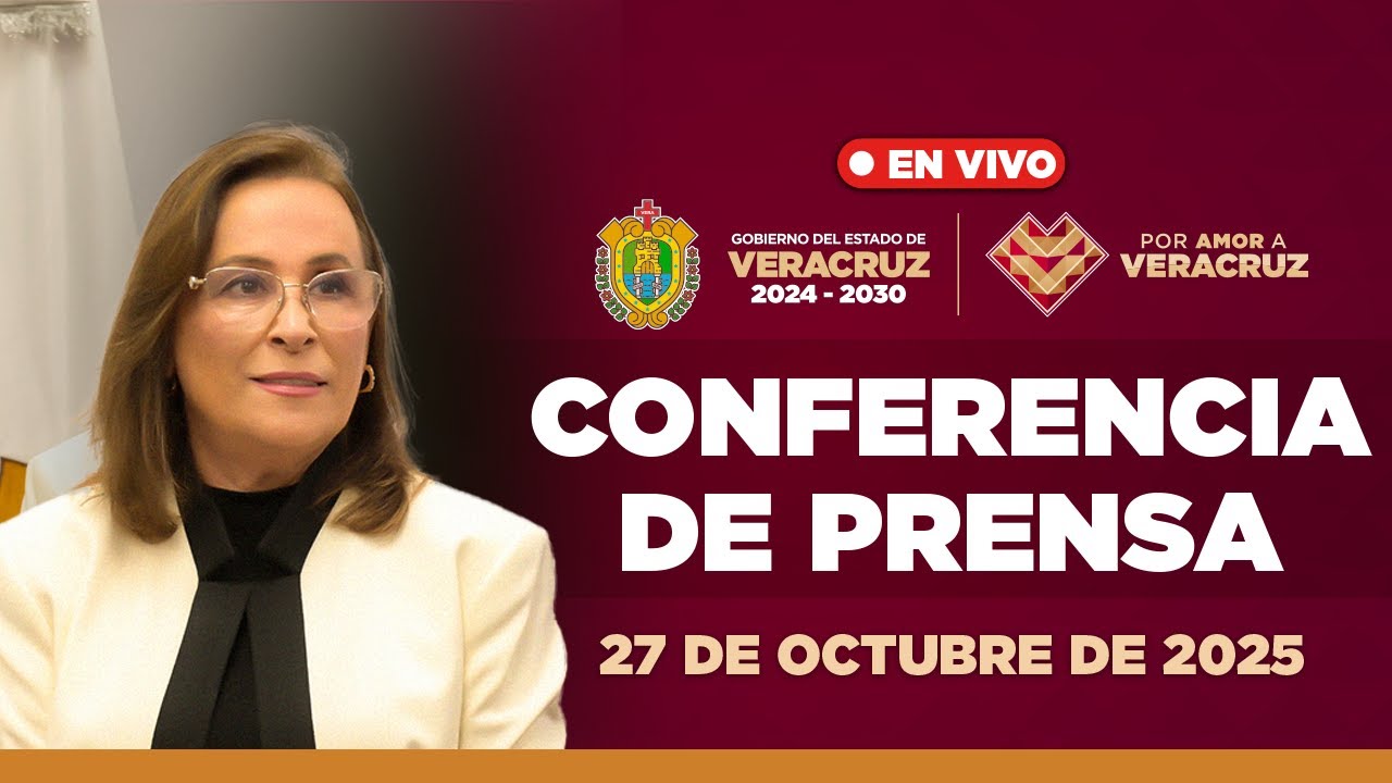 ️ En vivo | Conferencia de prensa, lunes 27 de octubre de 2025 - YouTube