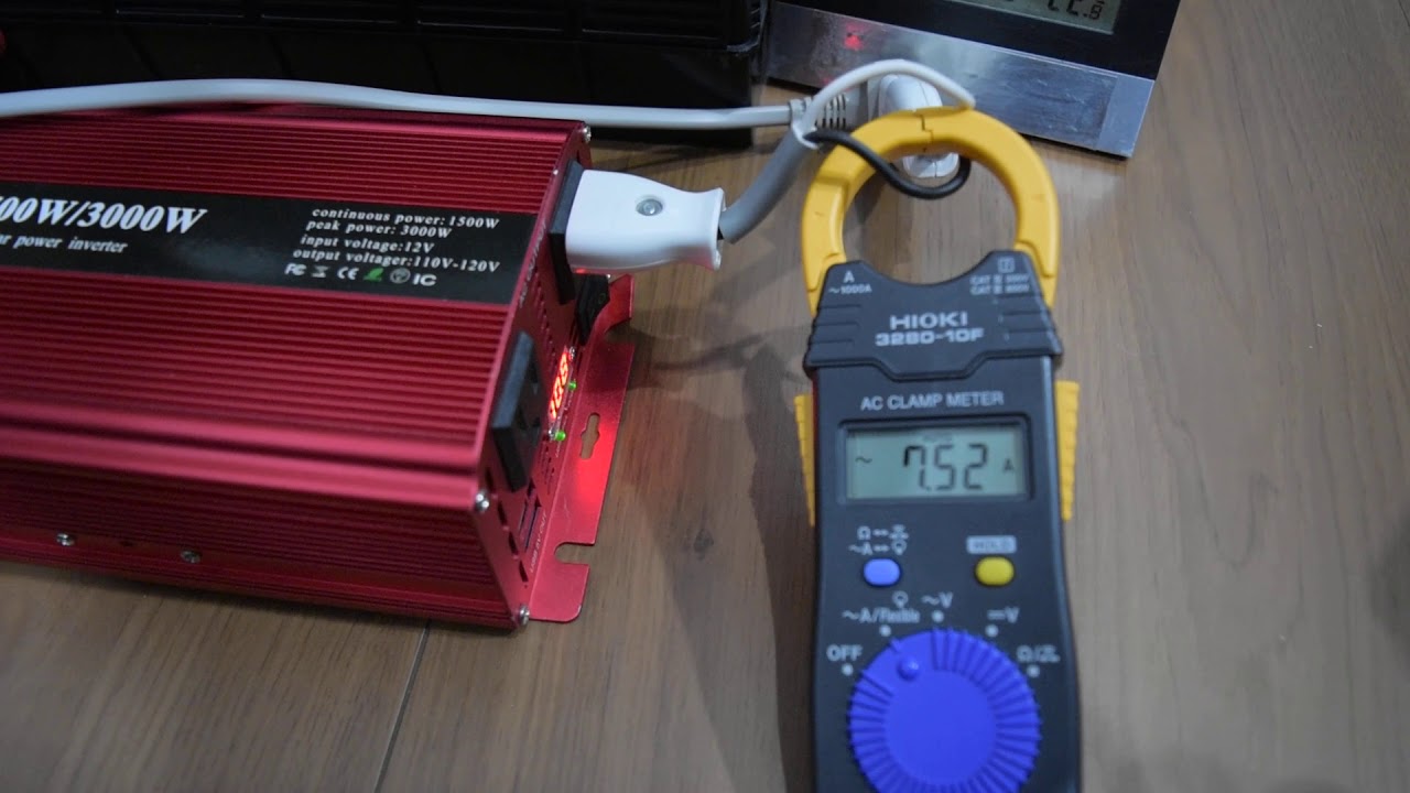 オシロAC100V測定中